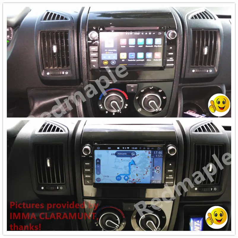 Sale Android 9.0 Car DVD Player GPS Navigation Multimedia Stereo For Fiat Ducato 2008-2015 Citroen Jumper Peugeot Boxer WIFI Radio 2