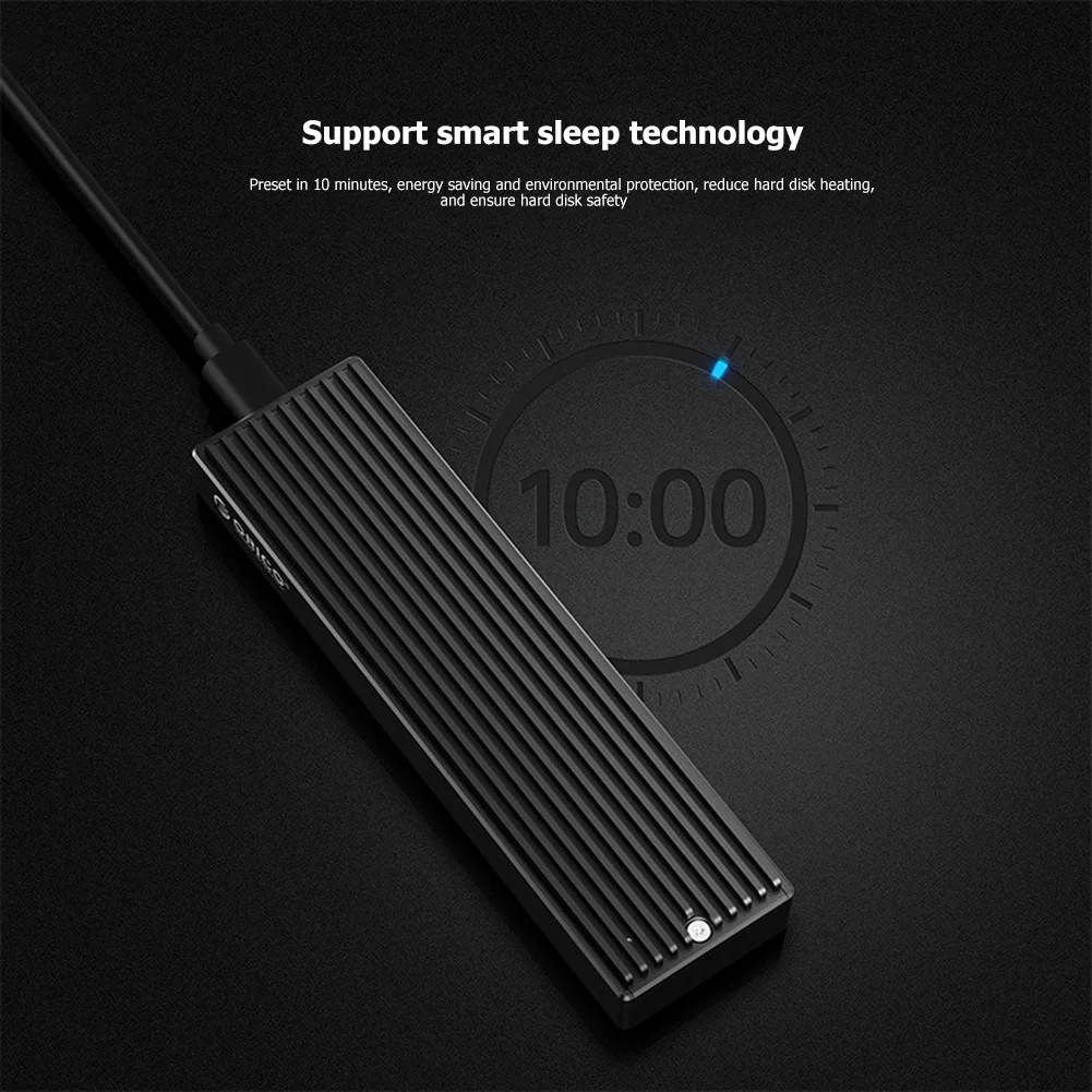 usb 2.0 hdd external box Orico 20Gbps/10Gbps M.2 NVME SSD Enclosure Type-C Solid State Drive 5Gbps NGFF SATA Case HDD Case with USB Cable for M2 SSD usb hdd external box