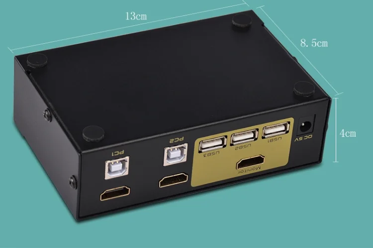 4 порта HDMI Kvm переключатель с USB& Autoscan 4 в 1 выход коммутатор для ПК МОНИТОР клавиатура мышь сервер ноутбук DVR Мини ПК