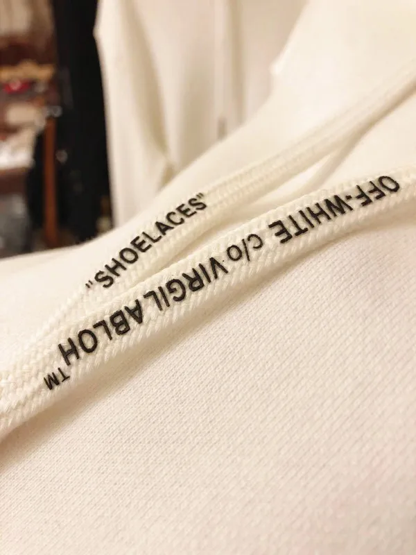 Бело-ow 19ss осенью и зимой неполной эскиз 3M на расстоянии куртка со светоотражающими элементами пара мужской свитер
