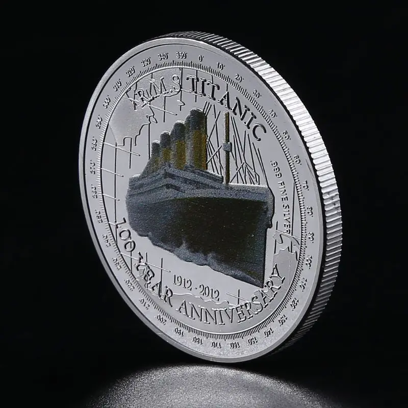 100-летие титанической Памятная коллекция монет подарок сувенир художественный металлический Collection коллекция монет
