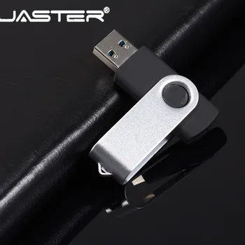 

JASTER Swivel USB Flash Drive metal cle usb stick memory 64gb pen drive 4GB 8GB 16GB 32GB USB 2.0 pendrive U disk for gift