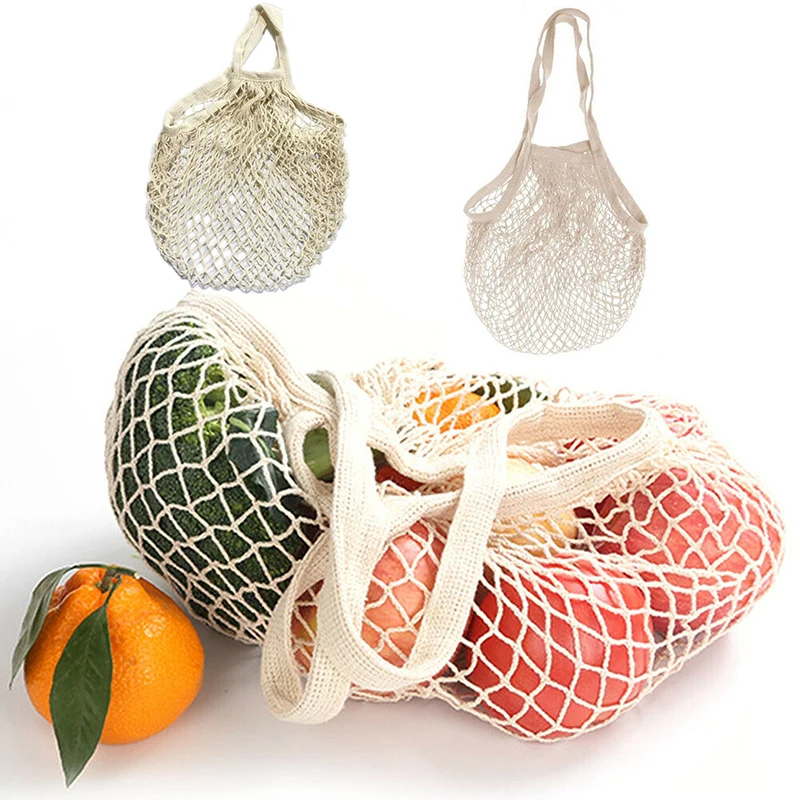 Сетчатая Сумка для шопинга, переносная тканая сетка для защиты овощей, Сетчатая Сумка для покупок, сетчатая тканая сумка, сумка для хранения фруктов