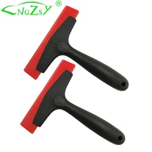 

2pcs Rubber Blade Squeegee with Handle Window Tint Tool Household Cleaning Tool Car Wash Cleaner Snow Shovel Water Ice Scraper