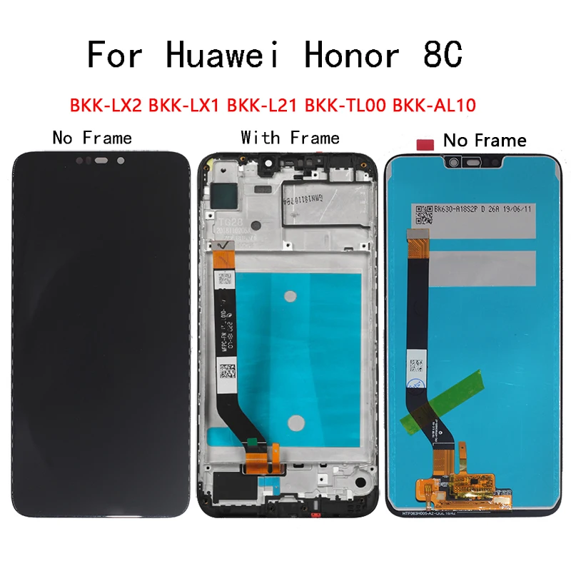 6 26 AAA For Huawei Honor 8C LCD Display Touch Screen Digitizer