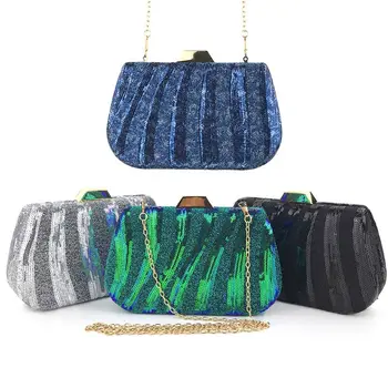 

Women Prom Handbag Ladies Wedding Party Evening Clutch Banquet Purse Shoulder Bag