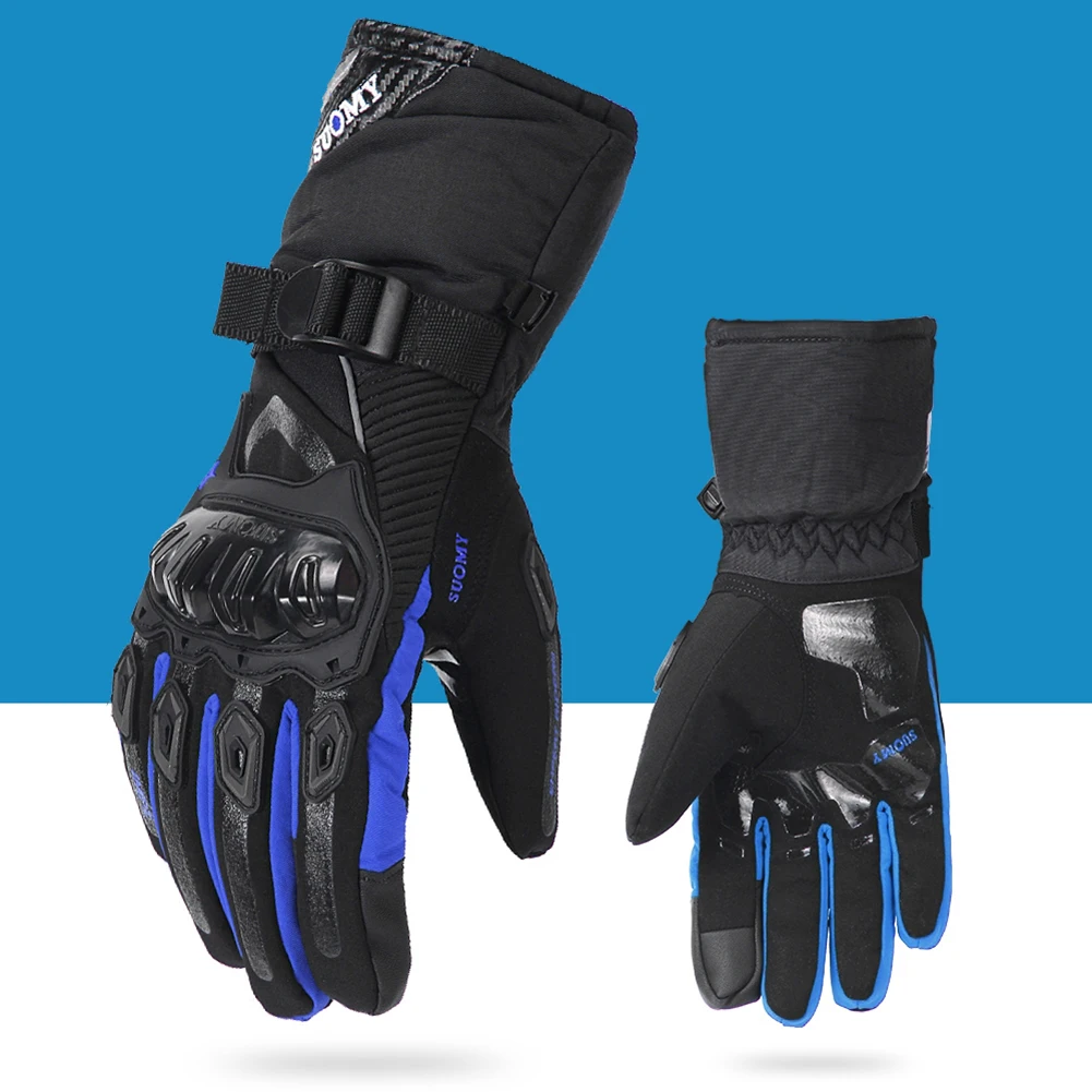 1 Pair Winter Warm Waterproof Touch Screen Motorcycle Riding Full FingerGloves Touch Screen Motorcycle Riding Full Finger Gloves