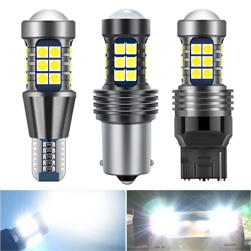 Светодиодная лампа Canbus T15 W16W BA15S 1156 для Hyundai Getz Tucson Santa i40 Sonata Accent i30 Solaris Creta ix25 2