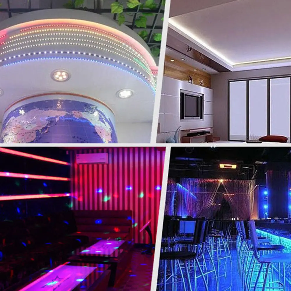 Светодиодная лента светильник SMD 5050 RGB 2835 гибкая лента Fita wifi приложение дистанционное управление DC 12 В 5 м 10 м 15 м светодиодная неоновая водонепроницаемая лента