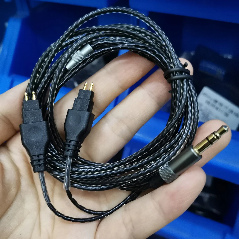 Headphone Replacement Cable for Sennheiser HD414 HD650 HD600 HD580 HD25 Earphone Headset Stereo Bass Upgrade Audio Cables