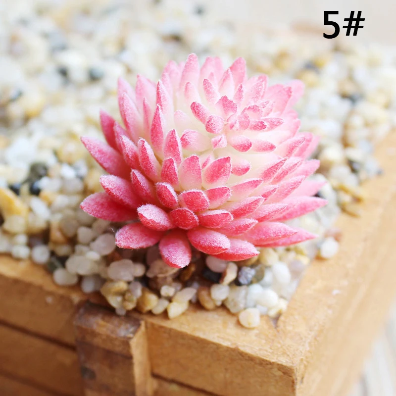 Искусственное пластиковое суккулентное растение Sinocrassula цветок домашний декор