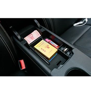 

Car Armrest Central Console Storage Box Arm Rest Glove Tray Bin Container Holder For Mercedes-Benz A B Class GLA CLA