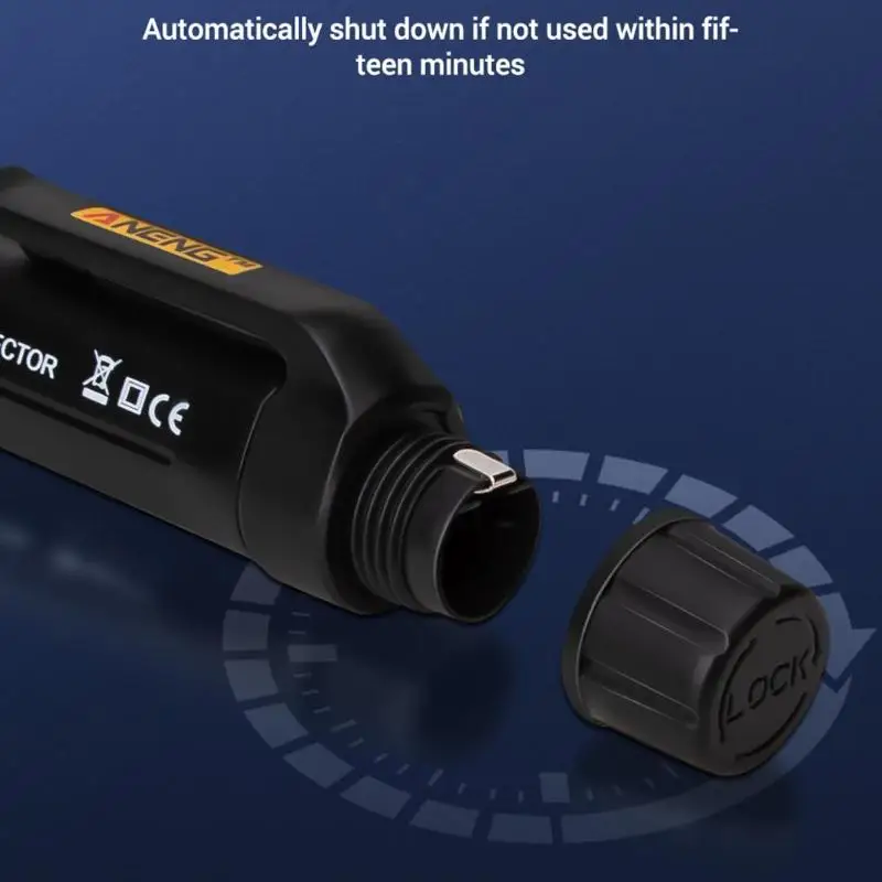 ANENG VD409B 12 V-1000 V Бесконтактный детектор напряжения тестовая ручка цифровой тест карандаш сигнализация Индукционная электрическая Умная Ручка
