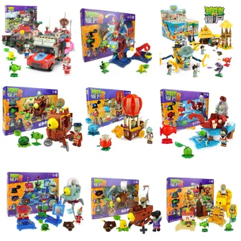 

Plants Vs Zombies Game Peashooter Figures Building Blocks Compatible With Lepining Toys For Children Xmas Gifts