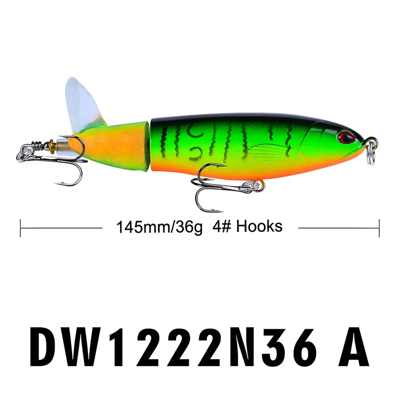 8pcs 15-36g Propeller Lure Bait 3D eyes Fishing hard bait Tackle Set Wobbler