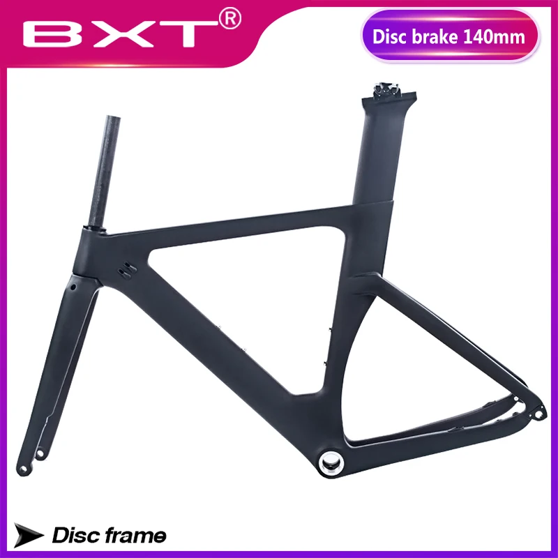 

Carbon road bicycle frame Disc Brake Road Bicycle Frame 700C carbon Frame fork seatpost headset Di2 Thru Axle Rear Derailleur