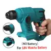 18V Rechargeable Brushless Cordless Electric Hammer Impact Drill Electric Hammer Drill without battery&case For Makita Battery ► Photo 2/6