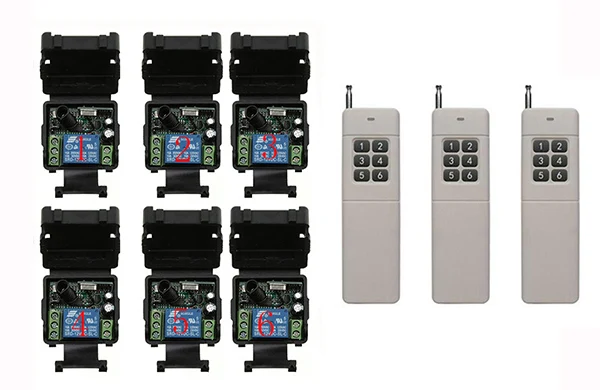 3000m DC 2V 24V 1CH 1 CH Wireless светодиодный светильник с дистанционным управлением Switch