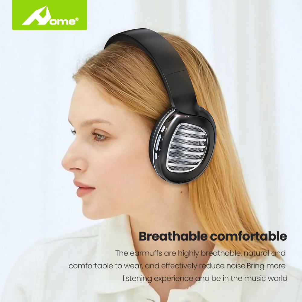 Wireless Bluetooth Headphones With Microphone Over The Ear Noise Cancelling Foldable Computer Headphones for Kids TV PC Gaming