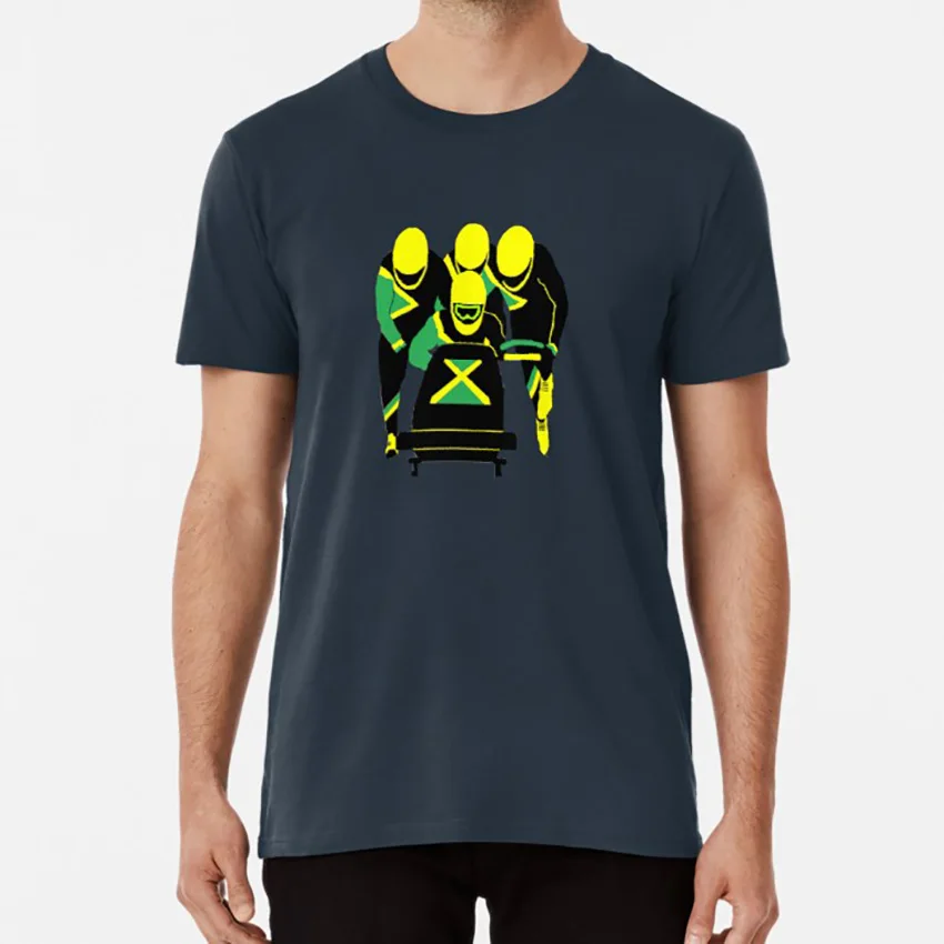 Ямайский Bobsled Team футболка ямайский bobsled team ямайский bobsleigh cool runnings calgary 1988 rasta rocket