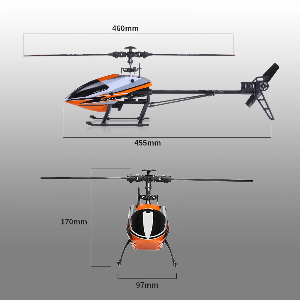WLtoys V950 2,4G 6CH 3D 6G система RC вертолет с бесщеточным Мотором Flybarless игрушки RTF более сильное сопротивление ветра