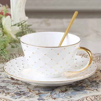 

Vintage Coffee Tea Cup Ceramic Teacup Espresso Cups And Saucer Tureen Porcelain Tea Set Tazas Cafe Porcelana Crockery Bowl E8