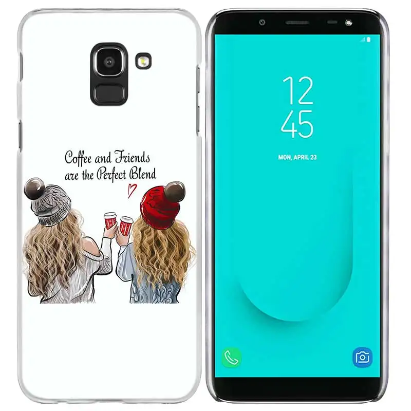 02 Лучшие друзья в комплекте чехол для samsung Galaxy A50 A80 A70 A60 A40 A30 A20 A20e A10 A9 A7 A6 Note 8, 9, 10, плюс 5G - Цвет: 02