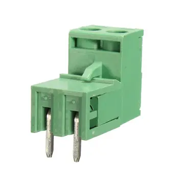

10 pcs 5.08mm Pitch 2Pin Plug-in Screw PCB Terminal Block Connector Right Angle