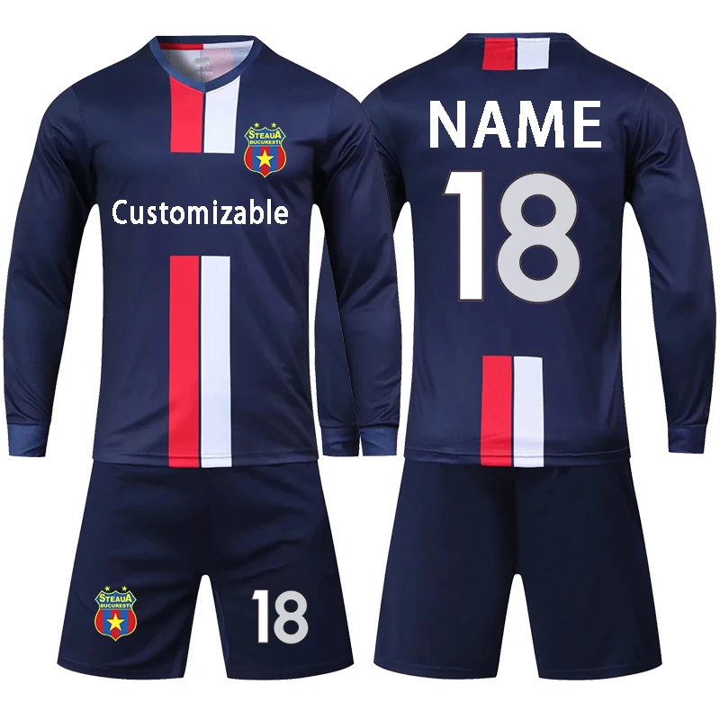 Футболка с длинным рукавом для мальчиков и девочек новинка 2020|Наборы футбола| |