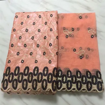 

African bazin riche fabric with beads high quality embroidered lace bazin riche getzner for women dresses 5+2yards/lot pl66-375