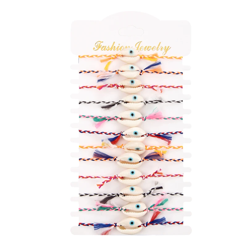 Lot De 12 Bracelets D'amitié YAFLUG – Tissés à La Main, Réglables, Style Bohème – Pour Femme/homme - 11