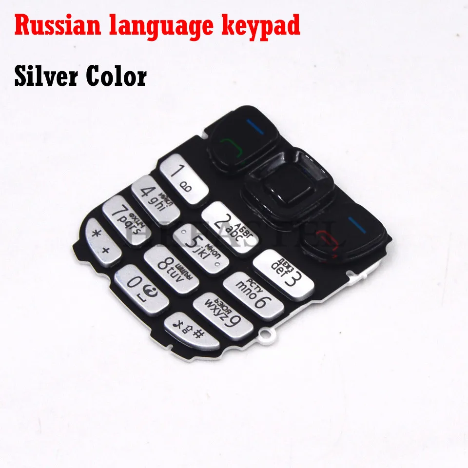 For Nokia 6303c 6303 classic 6303ci 6303i classic keyboard Original English Russian Arabic Chinese Keypad phone button replacement