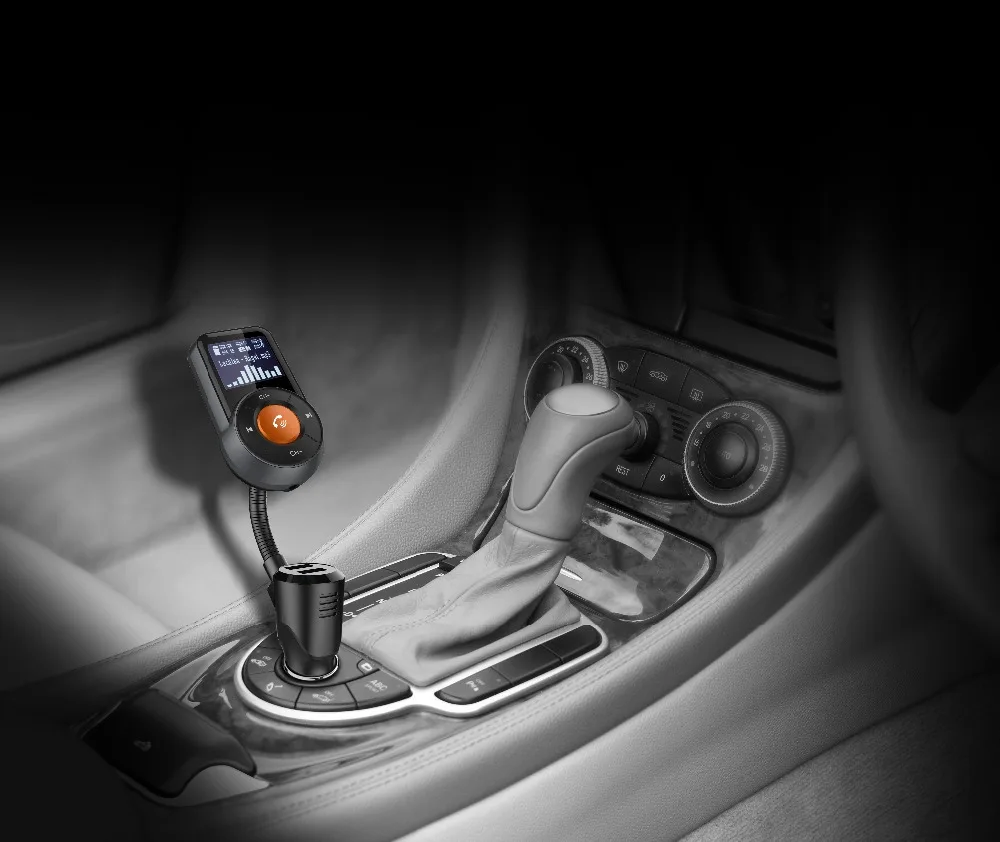 BT76 Bluetooth fm-передатчик, беспроводной радио адаптер зарядное устройство для автомобиля Комплект