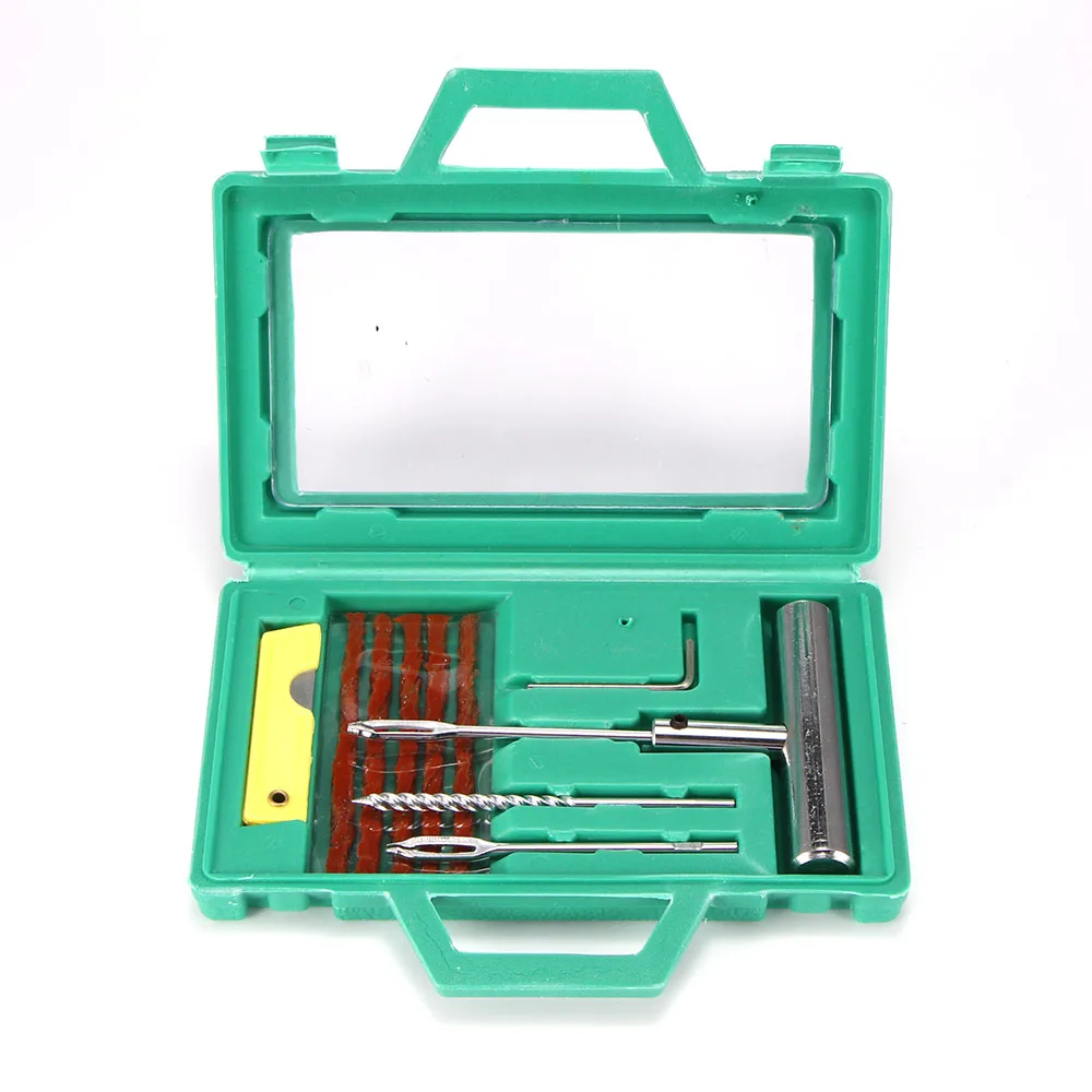 Houkiper Car Auto Tubeless Tyre Puncture Plug Repair Tool Kit Car Tire Repairing Set Accessories