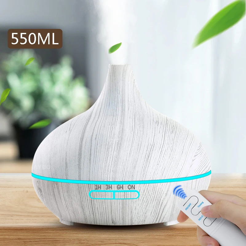 Ультразвуковой увлажнитель воздуха со светодиодной подсветкой 550 мл|Увлажнители