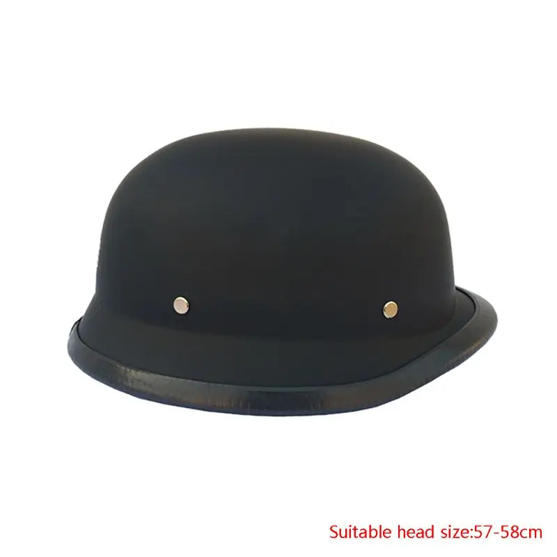 

Retro Motorcycle Helmet Half Face Vintage Adjustable Men Women Helmets Hard Hat