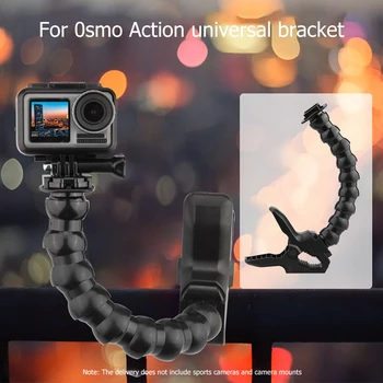 

Flexible Long Arm Bracket Mini Flexible Sponge Octopus ABS Portable Sports Camera Mount for OSMO Action GoPro