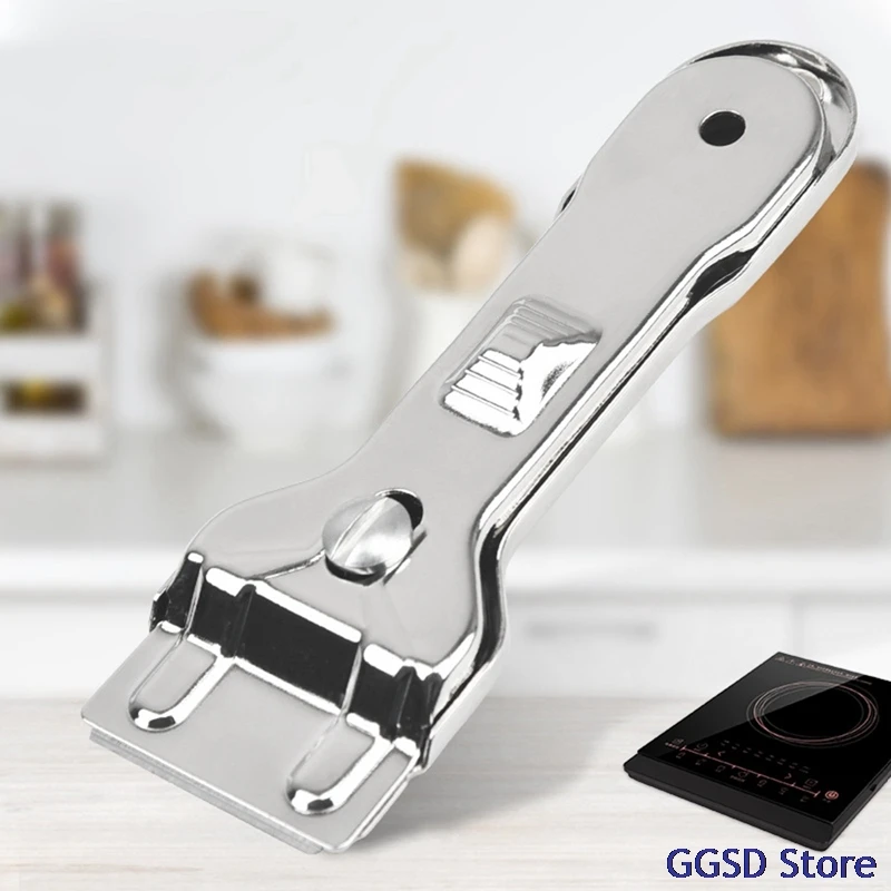 Anmarko de Spatule Professionnel en Acier Inoxydable - Pancake Turner et Plaque de Cuisson Grattoir pour Barbecue et Grill - Set de 3 Pièces