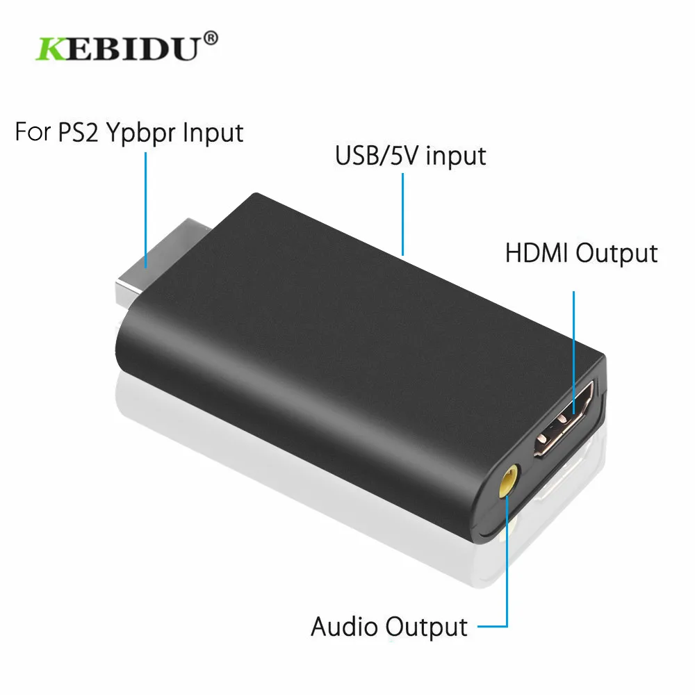 Kebidu для PS2 к HDMI аудио видео конвертер адаптер 3 5 мм новейший плеер разъем HDTV