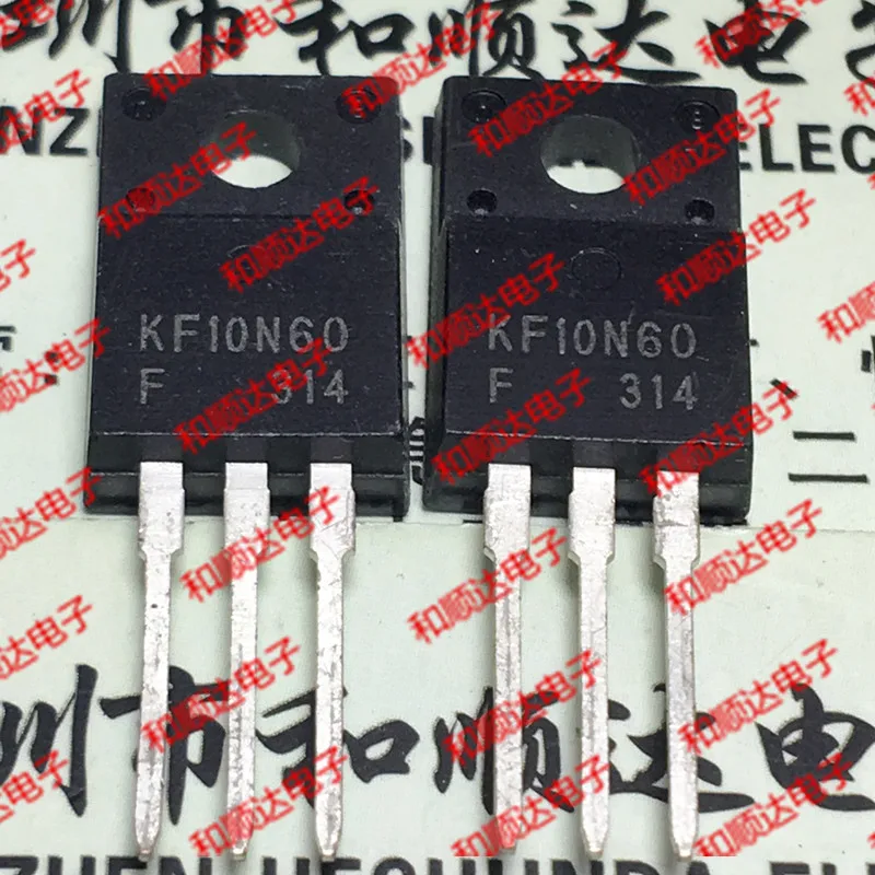 10 шт./лот KF10N60 KF10N60F новые имеющиеся в наличии TO-220F 600V 6A | Электроника