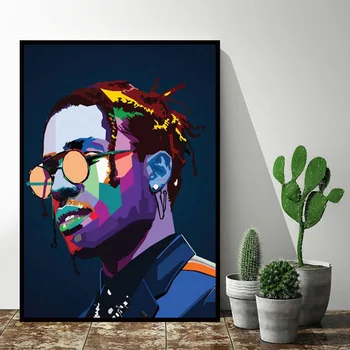 

Singer Poster Canvas Painting Taylor XXXTentacion Picture Decoration Rapper Home Decoration Painting Print wall art