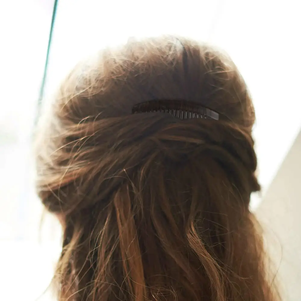 Hair Accessories French Hair Comb Straight Teeth Clip Comb Tortoise Side Bridal Wedding Veil