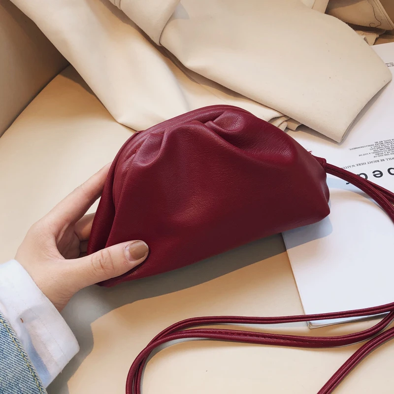 

Mini Solid Color PU Leather Crossbody Bags For Women 2019 Fashion Designer Shoulder Messenger Quality Luxury Handbags