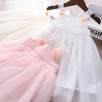 

Summer Girls Heart Shape Ball Baby Dress Wholesale Children's Clothing