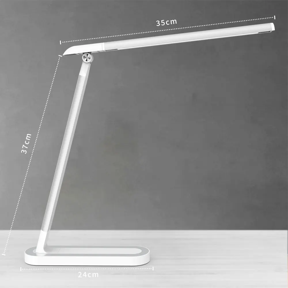  USB Rechargeable LED Desk Lamp Touch Dimming Adjustment Switch Eye Protection Foldable Table Lamps 
