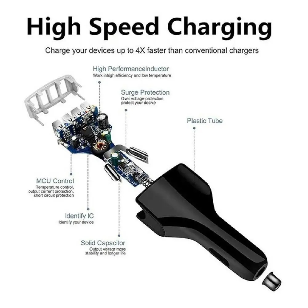 GloryStar Быстрый 3,0 type C USB-C автомобильное зарядное устройство зарядный кабель для huawei P30 P20 Pro
