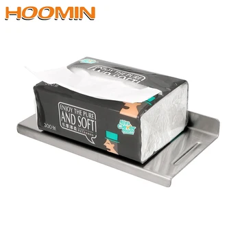 

HOOMIN Toilet Paper Holders Bathroom Shelves with Ashtray Towel Shelf Phone Holder Stainless Steel Multi-function