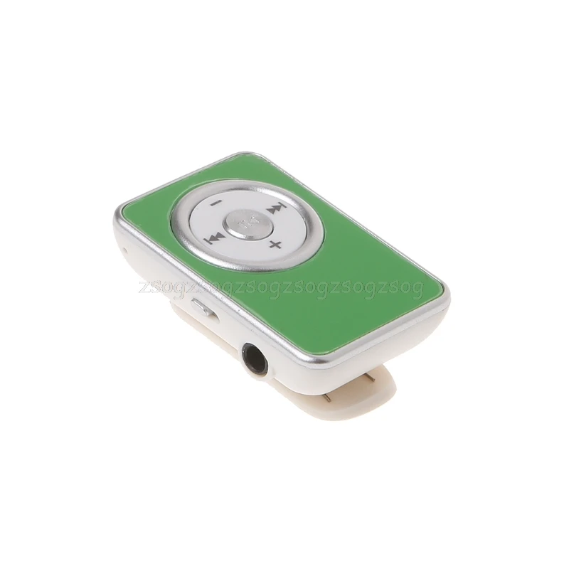 Поддержка TF Micro SD карты с наушником USB кабель мини Клип Музыка Медиа MP3-плеер Au13 19 дрошиппинг