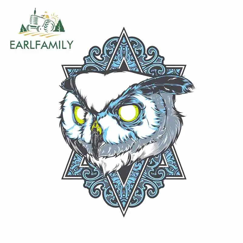 EARLFAMILY 13 см x 9 8 для совы креативные виниловые наклейки на машину