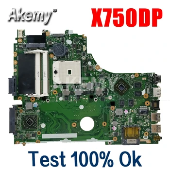 

Amazoon K550D X750DP Laptop motherboard For Asus X750DP X550DP K550DP K550D X550D K550 X550 Test original mainboard